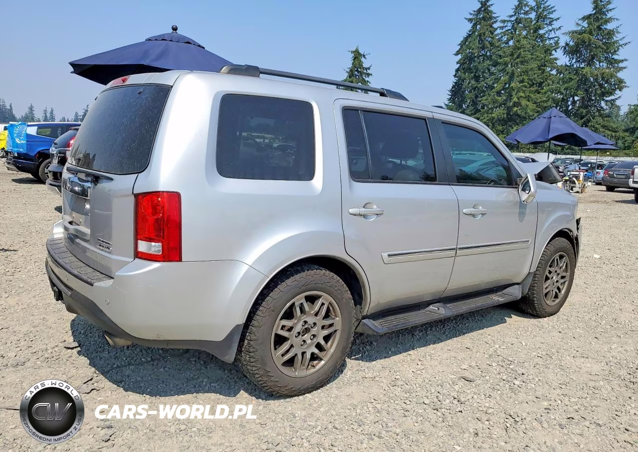 2014 Honda Pilot Touring VIN:5FNYF4H95EB030017 - 3