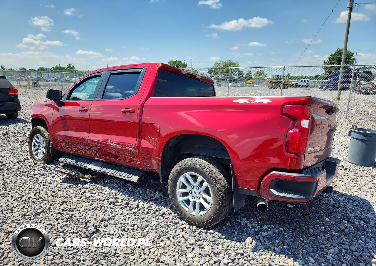 2022 Chevrolet Silverado K1500 Rst VIN:1GCUDEED0NZ557833 - 2