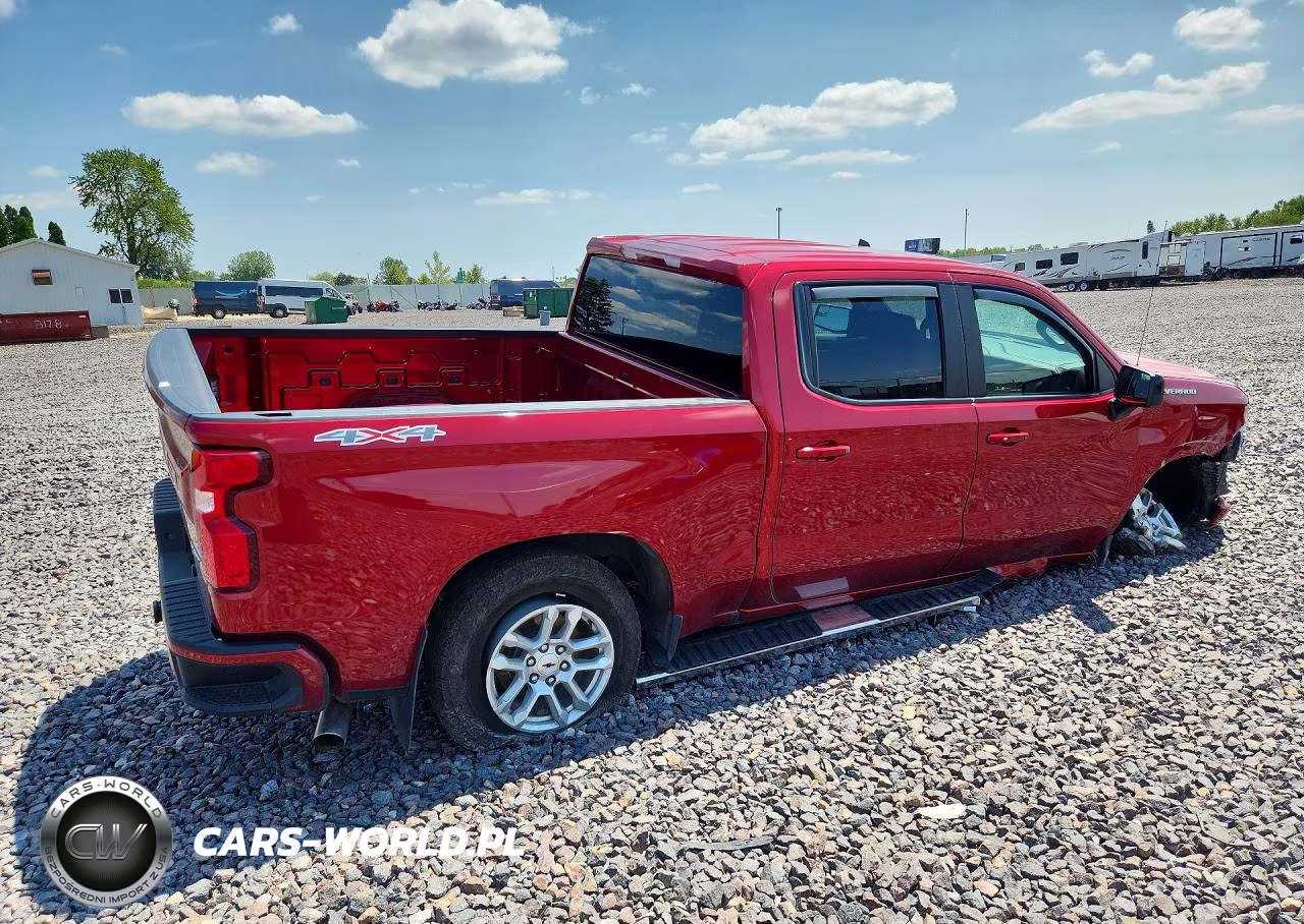 2022 Chevrolet Silverado K1500 Rst VIN:1GCUDEED0NZ557833 - 3
