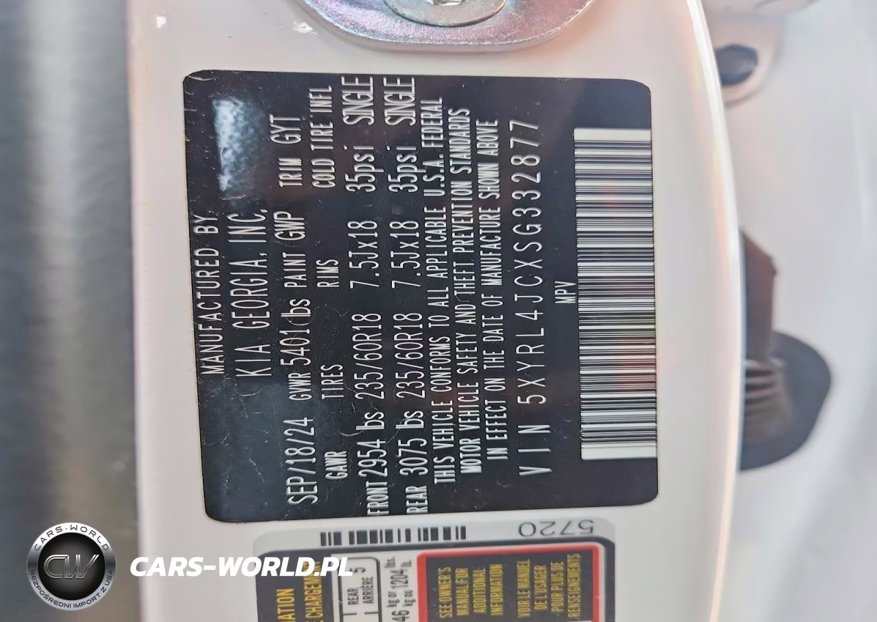 2025 Kia Sorento S VIN:5XYRL4JCXSG332877 - 13