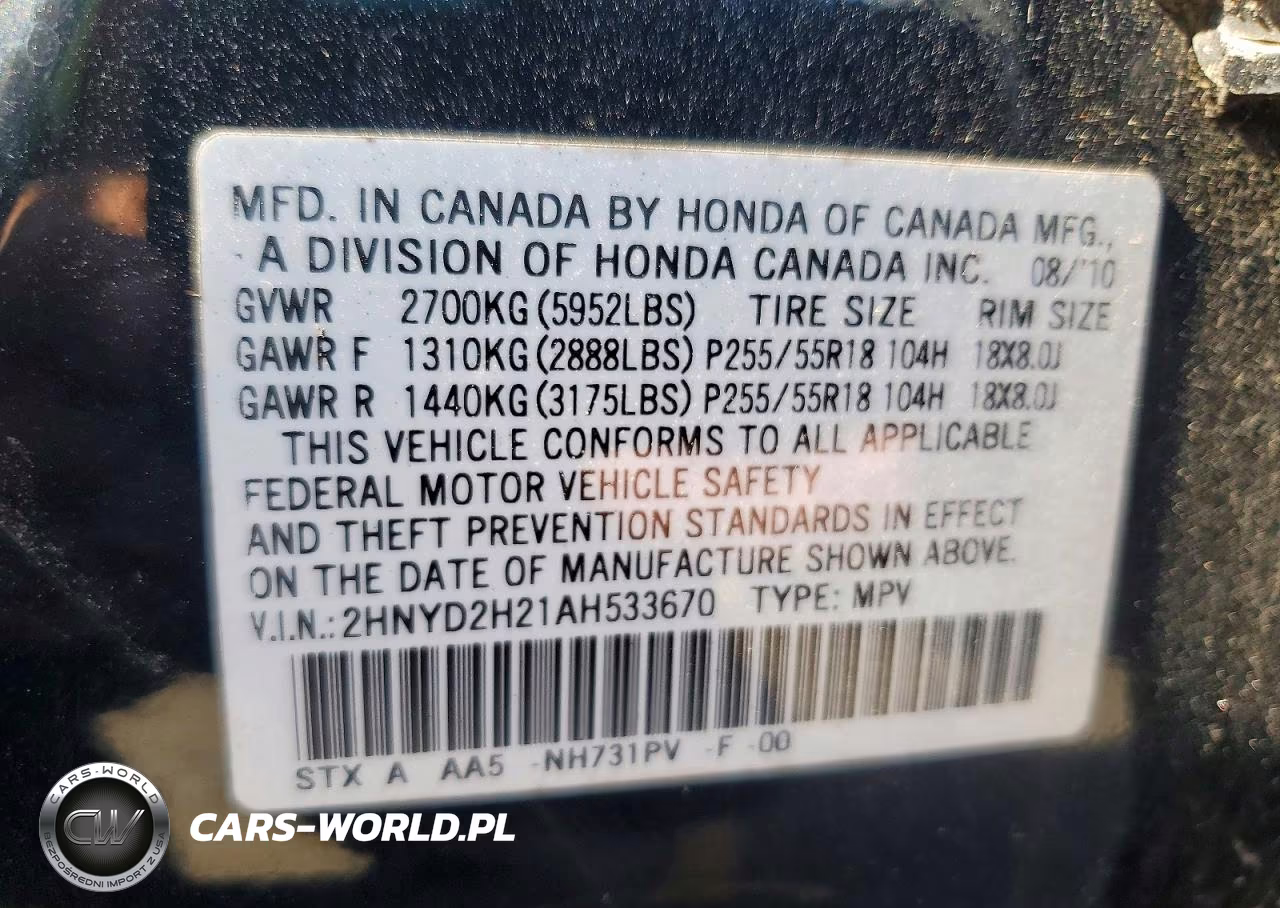 2010 Acura Mdx VIN:2HNYD2H21AH533670 - 14