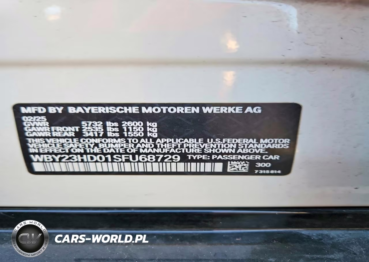 2025 BMW I4 Edrive 40 VIN:WBY23HD01SFU68729 - 12