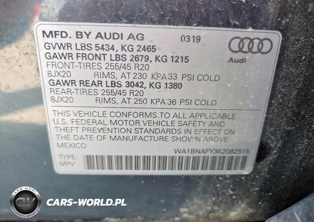 2019 Audi Q5 Premium Plus VIN:WA1BNAFY3K2082515 - 13