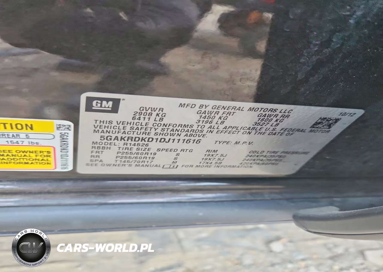 2013 Buick Enclave VIN:5GAKRDKD1DJ111616 - 14