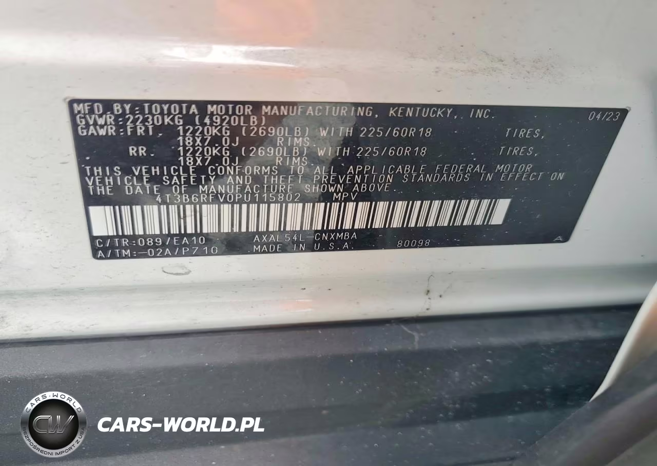 2023 Toyota Rav4 Xle Premium VIN:4T3B6RFV0PU115802 - 13