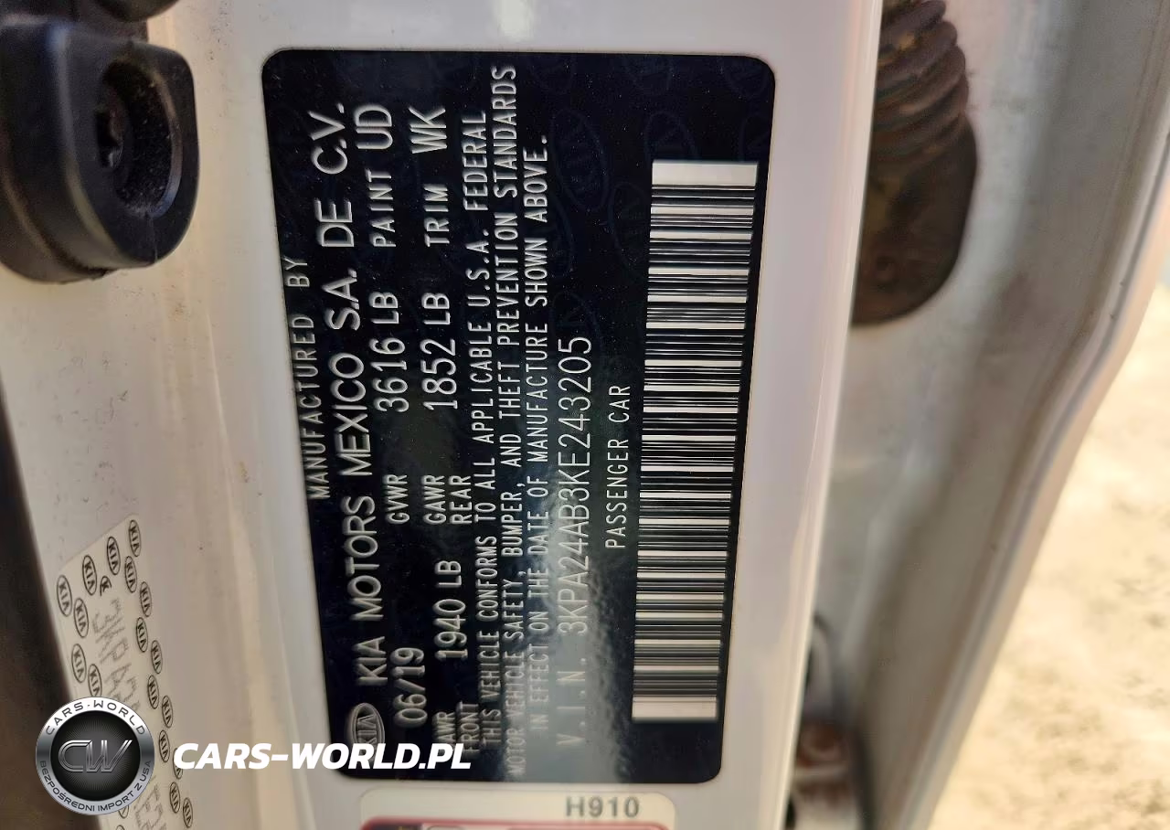 2019 Kia Rio S VIN:3KPA24AB3KE243205 - 12