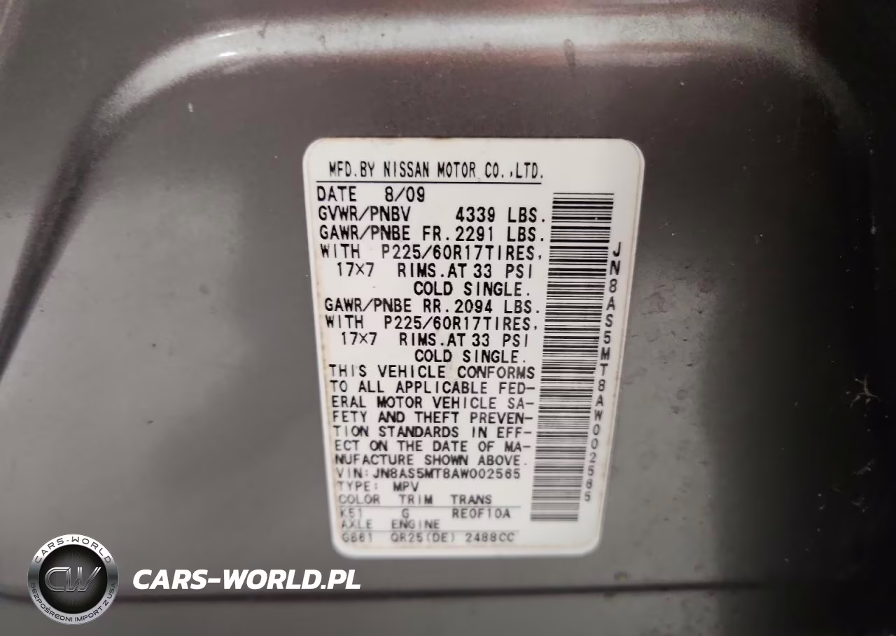 2010 Nissan Rogue Sl VIN:JN8AS5MT8AW002565 - 13