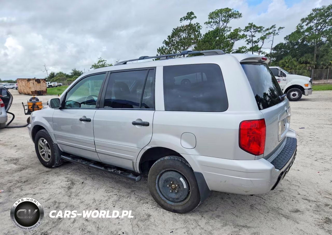 2004 Honda Pilot Exl VIN:2HKYF18524H521124 - 2