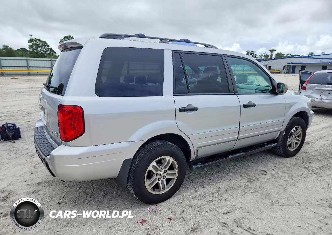 2004 Honda Pilot Exl VIN:2HKYF18524H521124 - 3