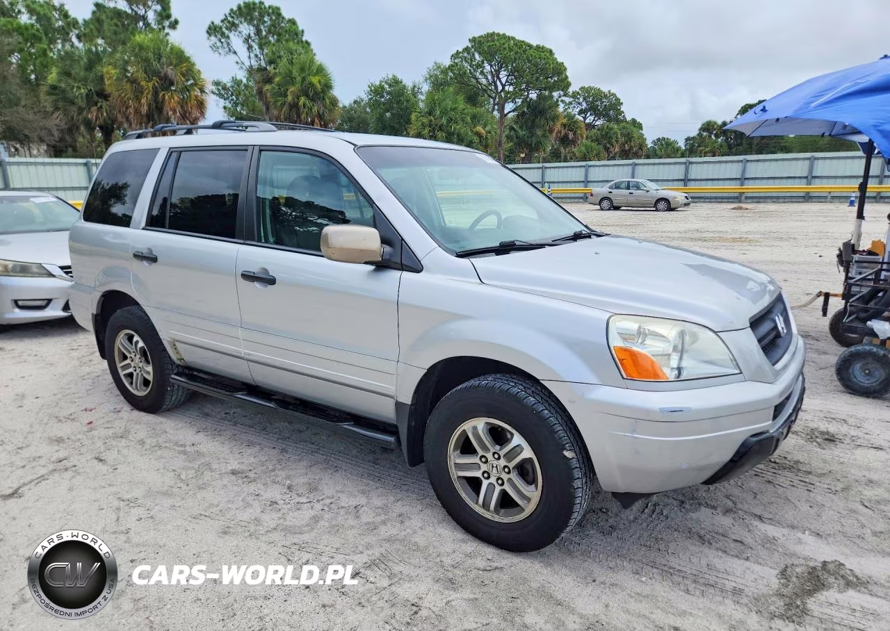 2004 Honda Pilot Exl VIN:2HKYF18524H521124 - 4