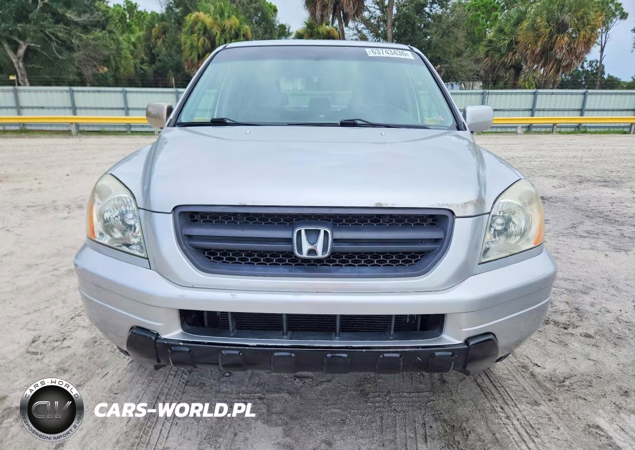 2004 Honda Pilot Exl VIN:2HKYF18524H521124 - 5