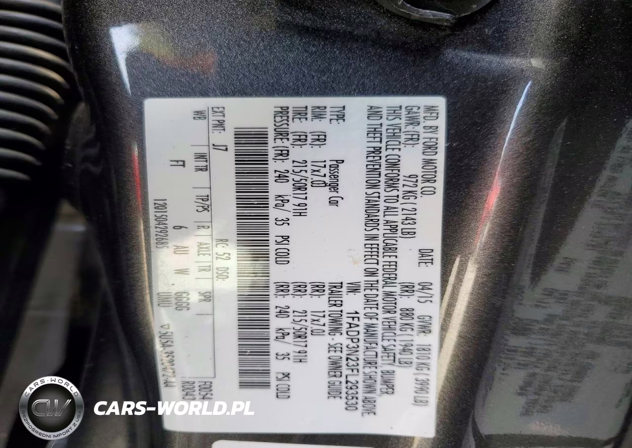 2015 Ford Focus Titanium VIN:1FADP3N23FL293530 - 13