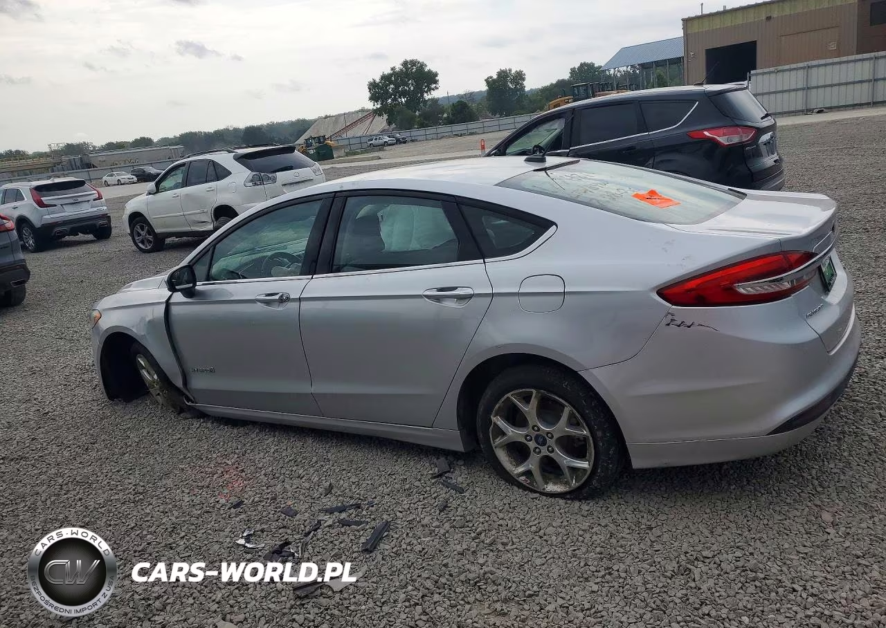2018 Ford Fusion S Hybrid VIN:3FA6P0UU3JR100202 - 2