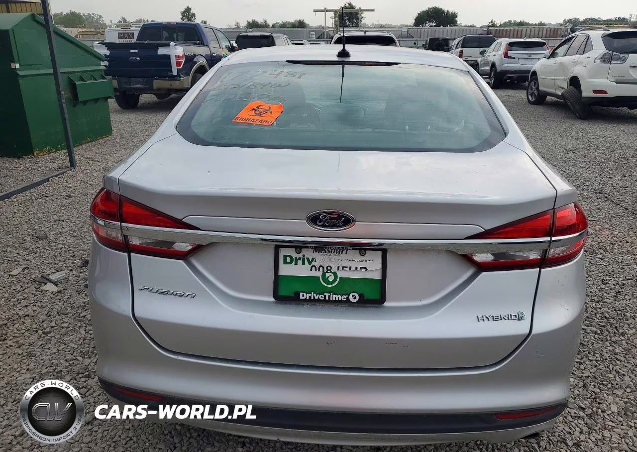 2018 Ford Fusion S Hybrid VIN:3FA6P0UU3JR100202 - 6