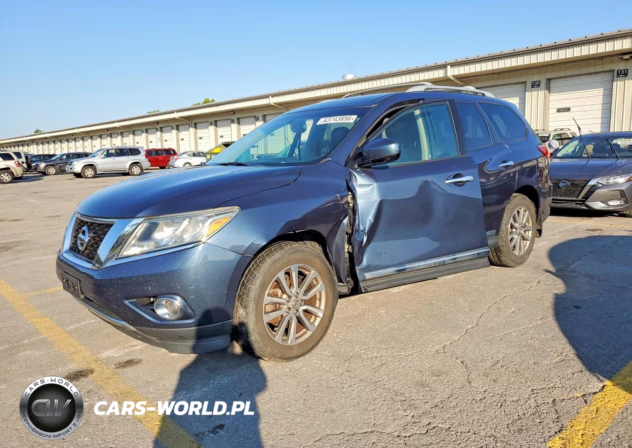2016 Nissan Pathfinder Sl VIN:5N1AR2MM8GC659662 - 1