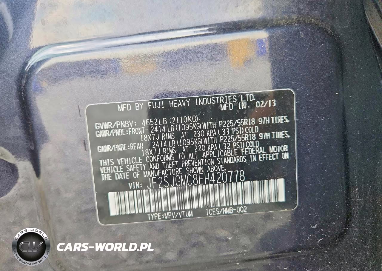 2014 Subaru Forester 2.0Xt Touring VIN:JF2SJGMC8EH420778 - 13