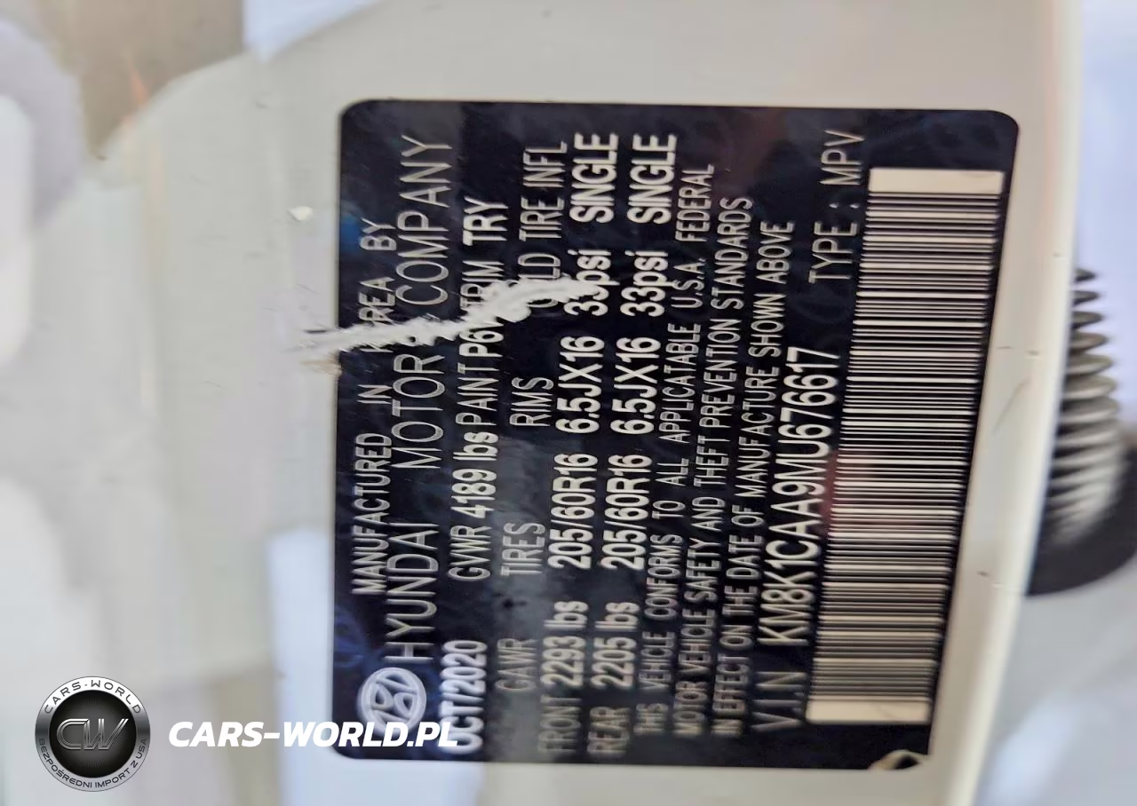 2021 Hyundai Kona Se VIN:KM8K1CAA9MU676617 - 12