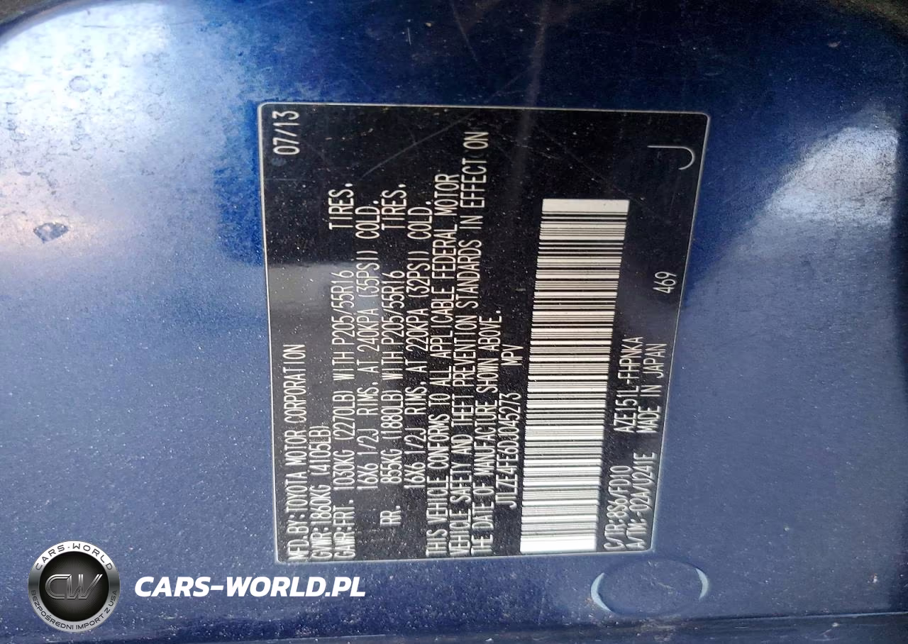 2013 Scion Xb Base VIN:JTLZE4FE6DJ045273 - 13