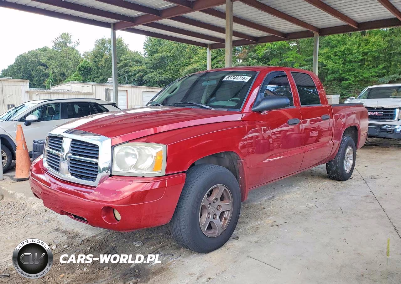 2007 Dodge Dakota Quad Slt VIN:1D7HE48P77S194852 - 1
