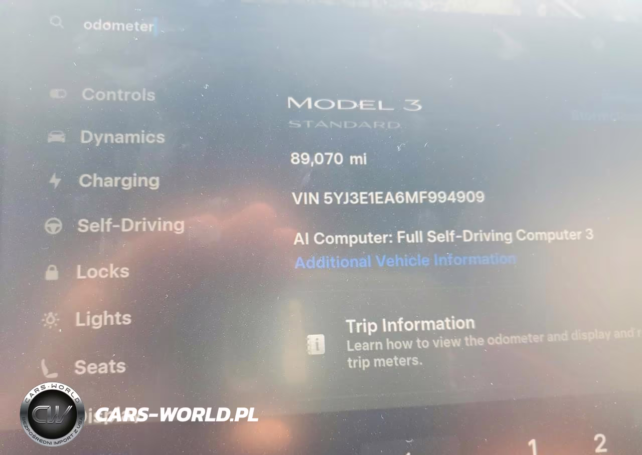 2021 Tesla Model 3 VIN:5YJ3E1EA6MF994909 - 9