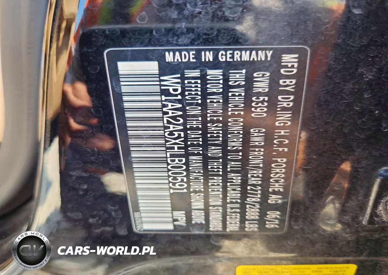 2017 Porsche Macan VIN:WP1AA2A5XHLB00591 - 12