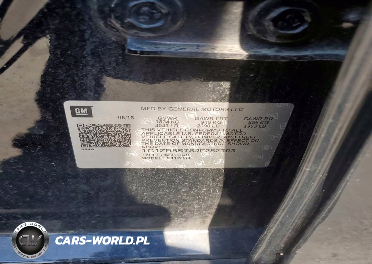 2018 Chevrolet Malibu Ls VIN:1G1ZB5ST8JF252303 - 12