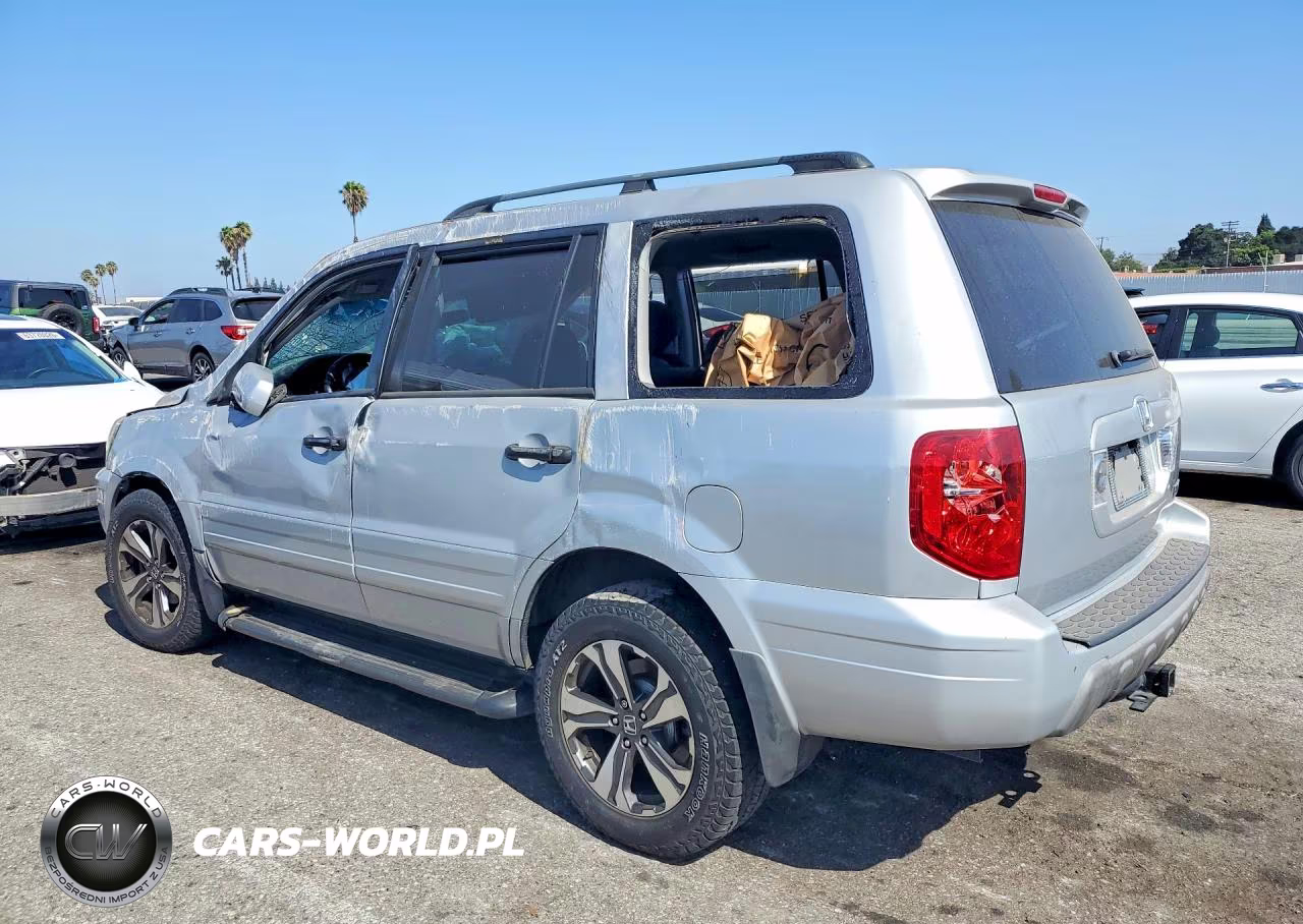2003 Honda Pilot Exl VIN:2HKYF185X3H586463 - 2