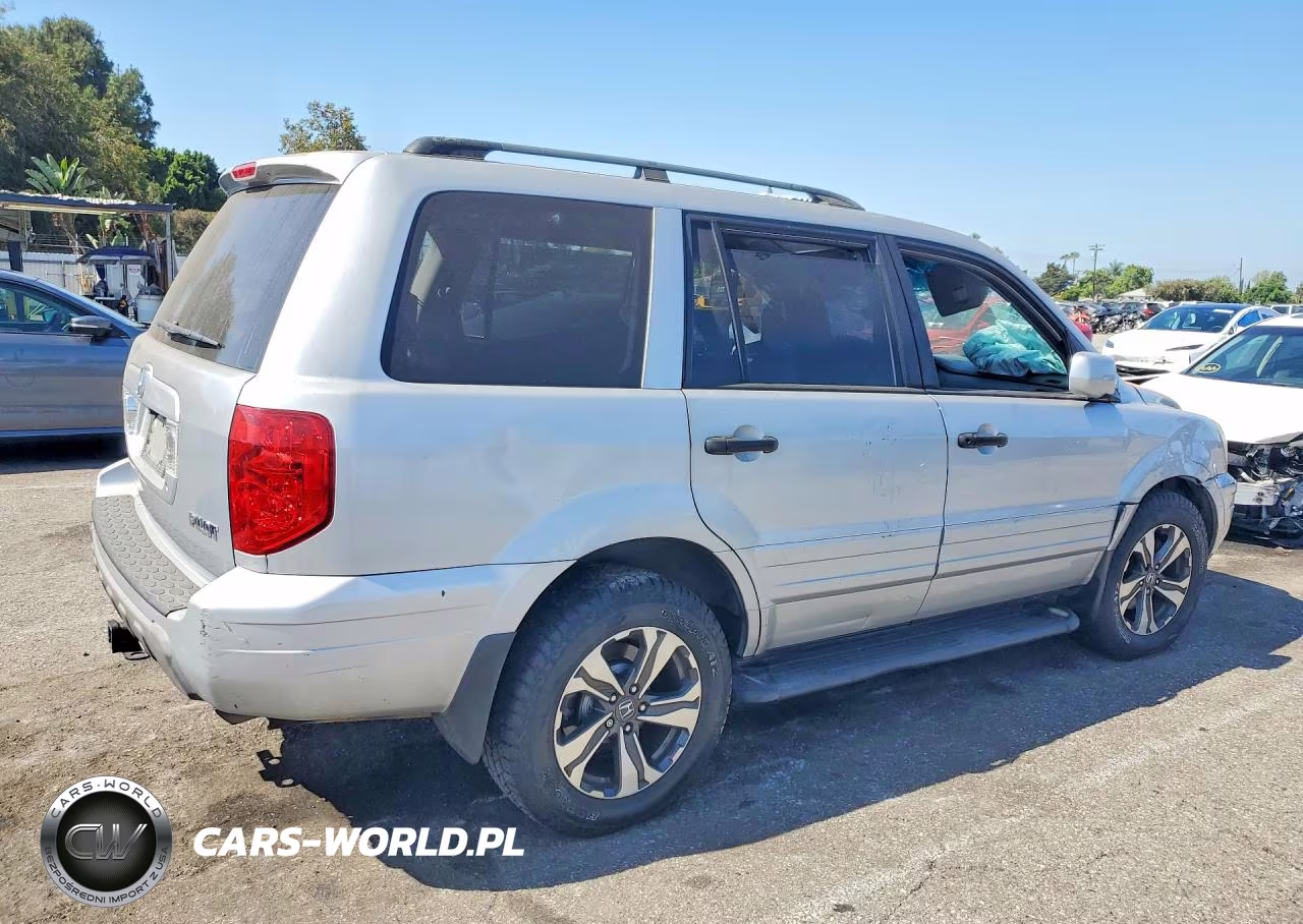 2003 Honda Pilot Exl VIN:2HKYF185X3H586463 - 3