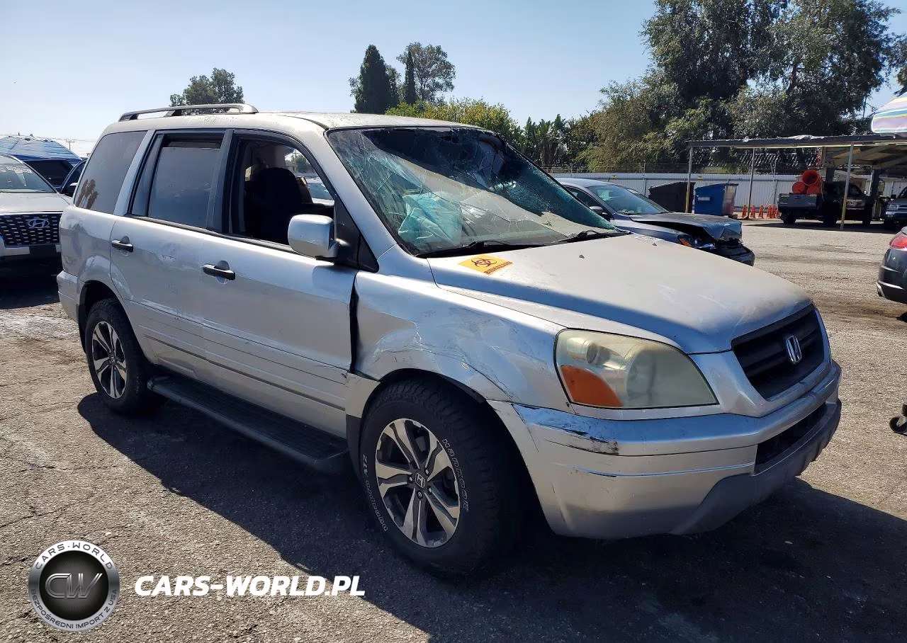 2003 Honda Pilot Exl VIN:2HKYF185X3H586463 - 4