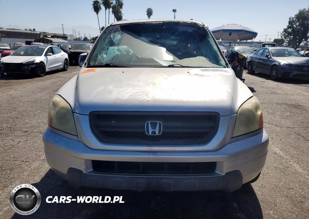 2003 Honda Pilot Exl VIN:2HKYF185X3H586463 - 5