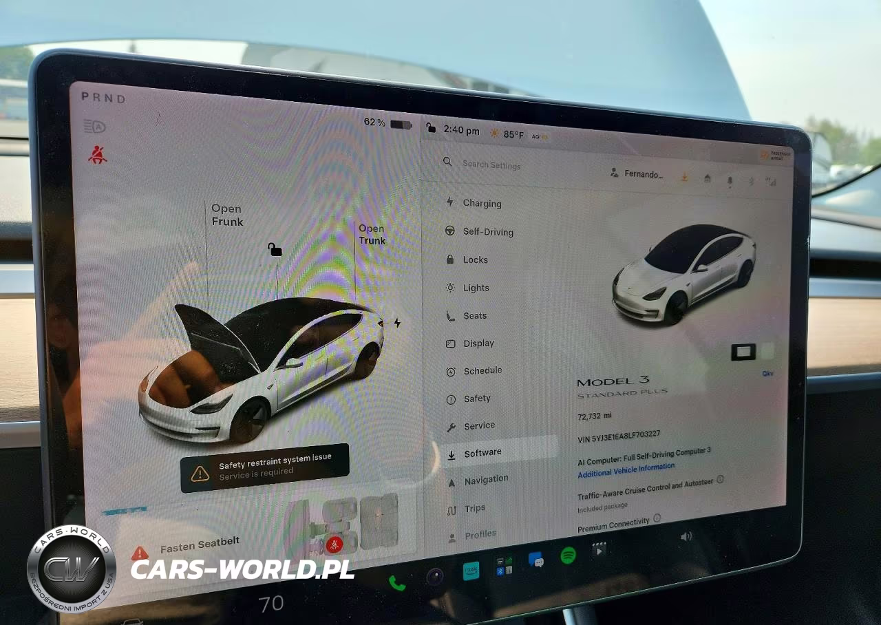 2020 Tesla Model 3 VIN:5YJ3E1EA8LF703227 - 9