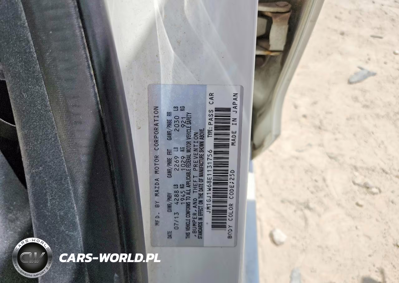 2014 Mazda 6 Grand Touring VIN:JM1GJ1W68E1131756 - 12