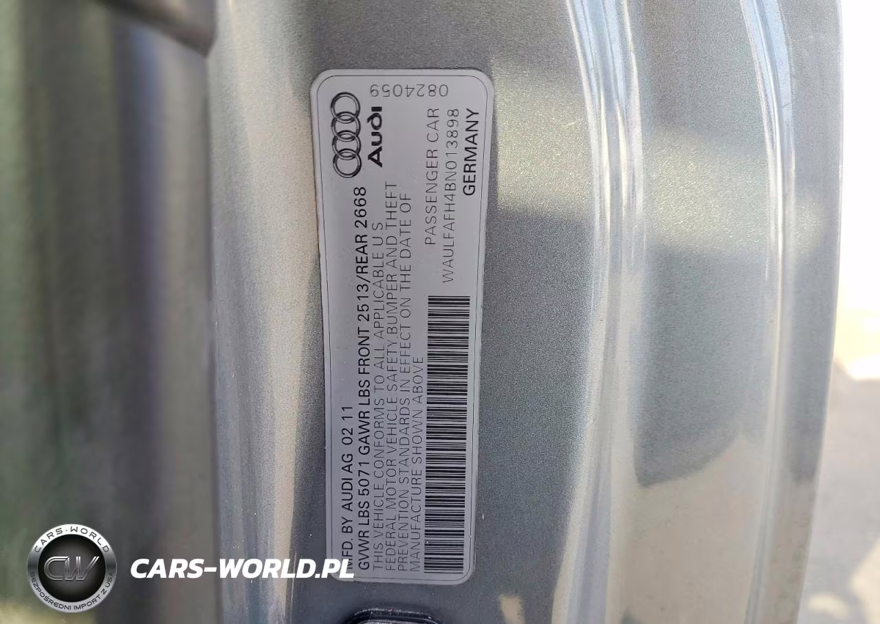 2011 Audi A5 Premium Plus VIN:WAULFAFH4BN013898 - 12