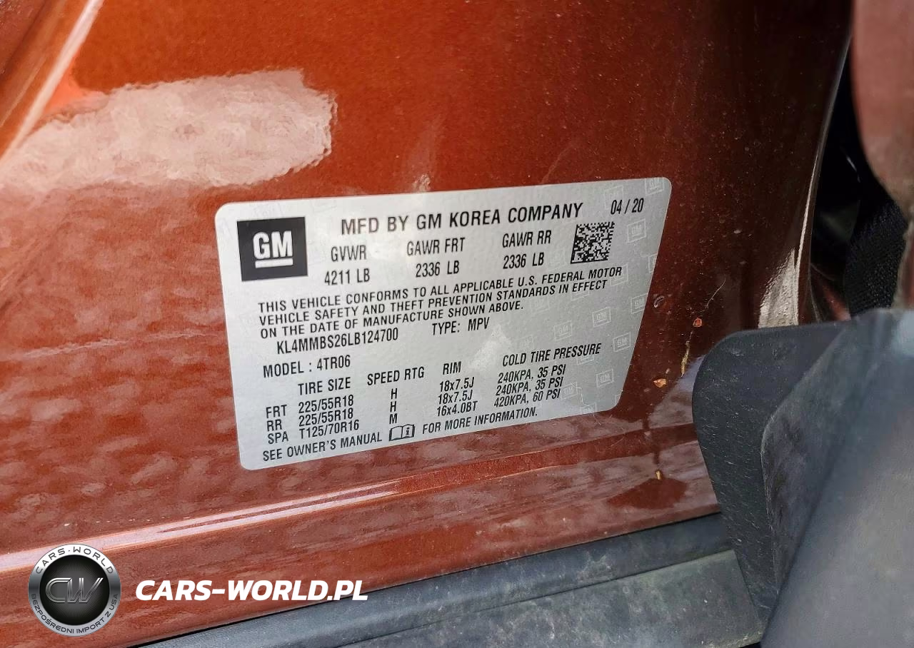 2020 Buick Encore Gx Preferred VIN:KL4MMBS26LB124700 - 13