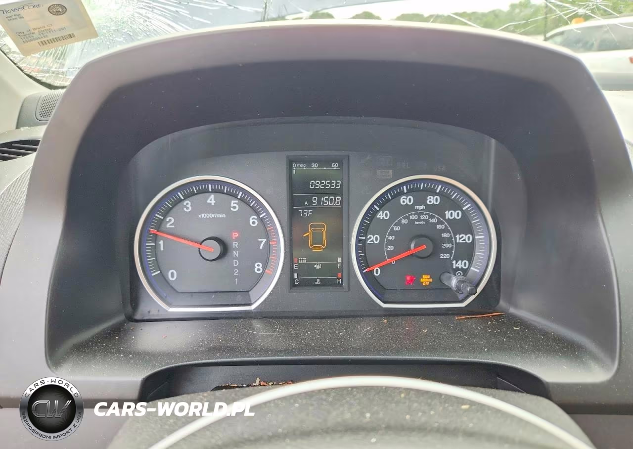 2007 Honda Cr-V Exl VIN:JHLRE48777C070334 - 9