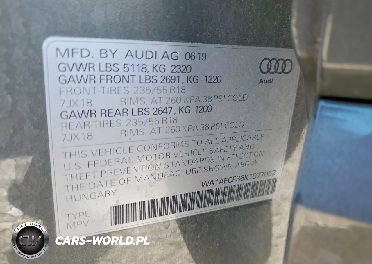 2019 Audi Q3 Premium VIN:WA1AECF36K1077052 - 13