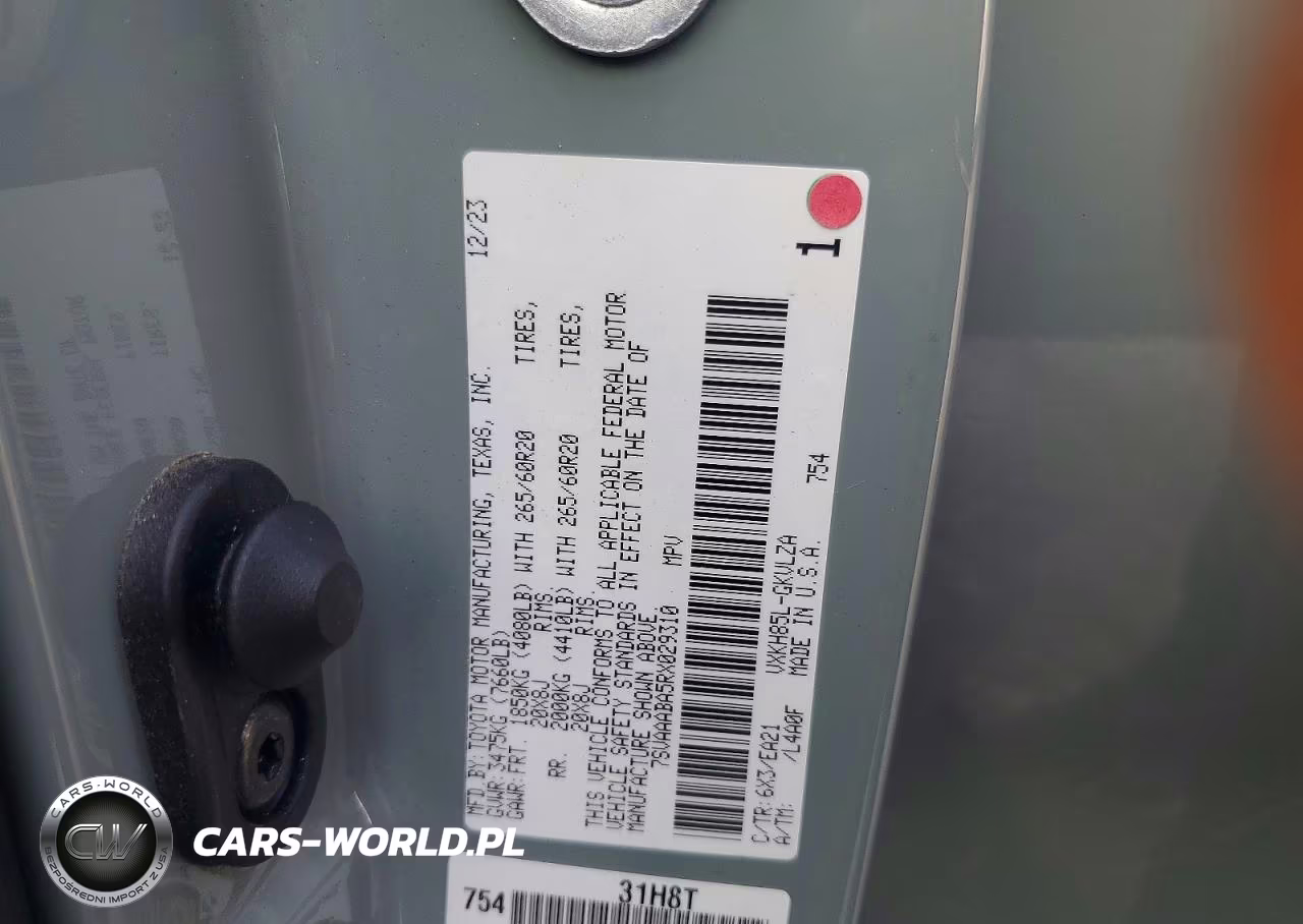 2024 Toyota Sequoia Limited VIN:7SVAAABA5RX029310 - 13