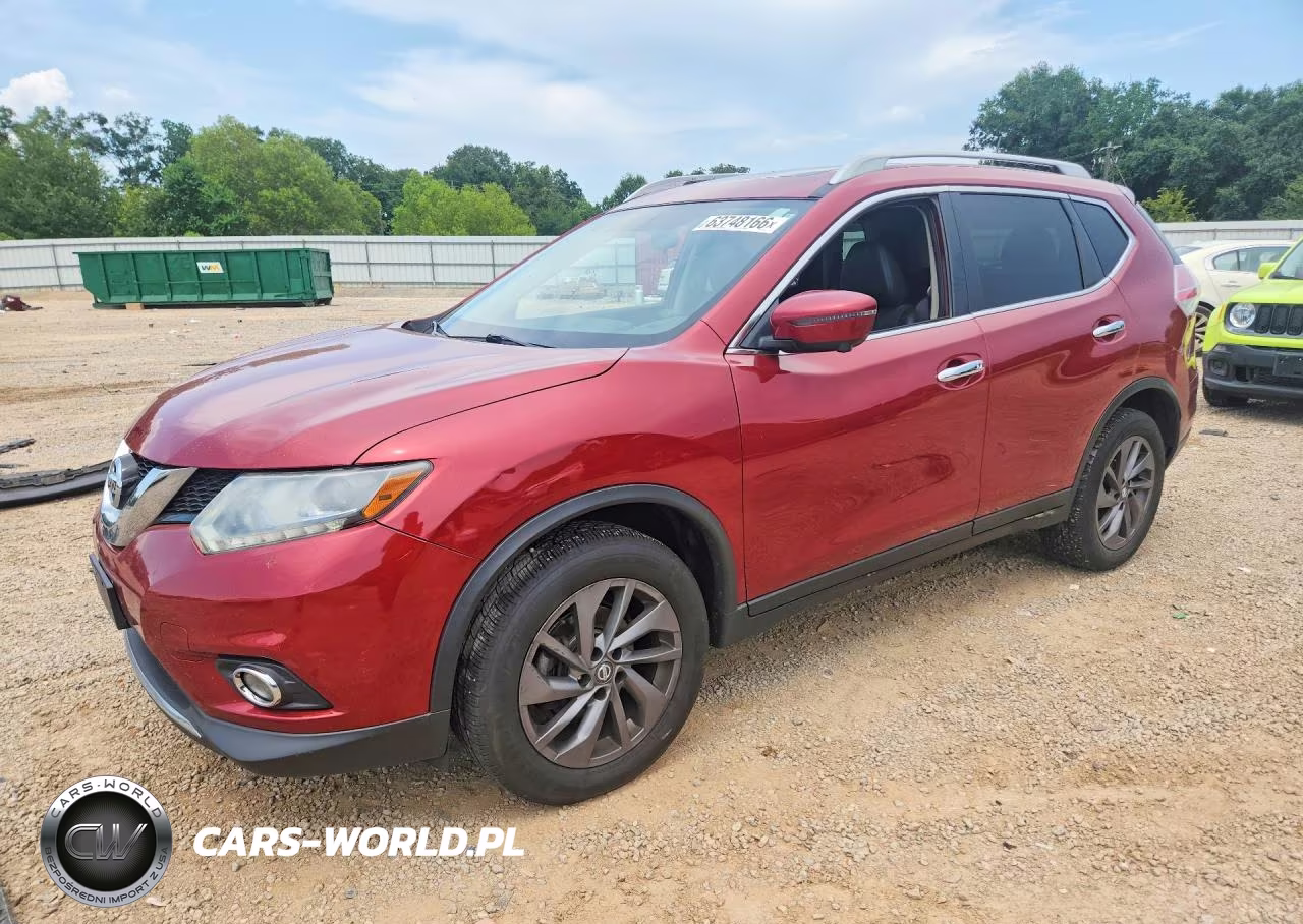 2016 Nissan Rogue Sl VIN:5N1AT2MV9GC881461 - 1