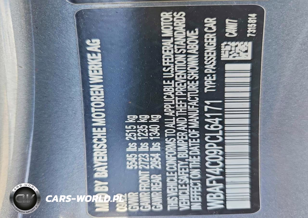 2023 BMW M850Xi VIN:WBAFY4C09PCL64171 - 13