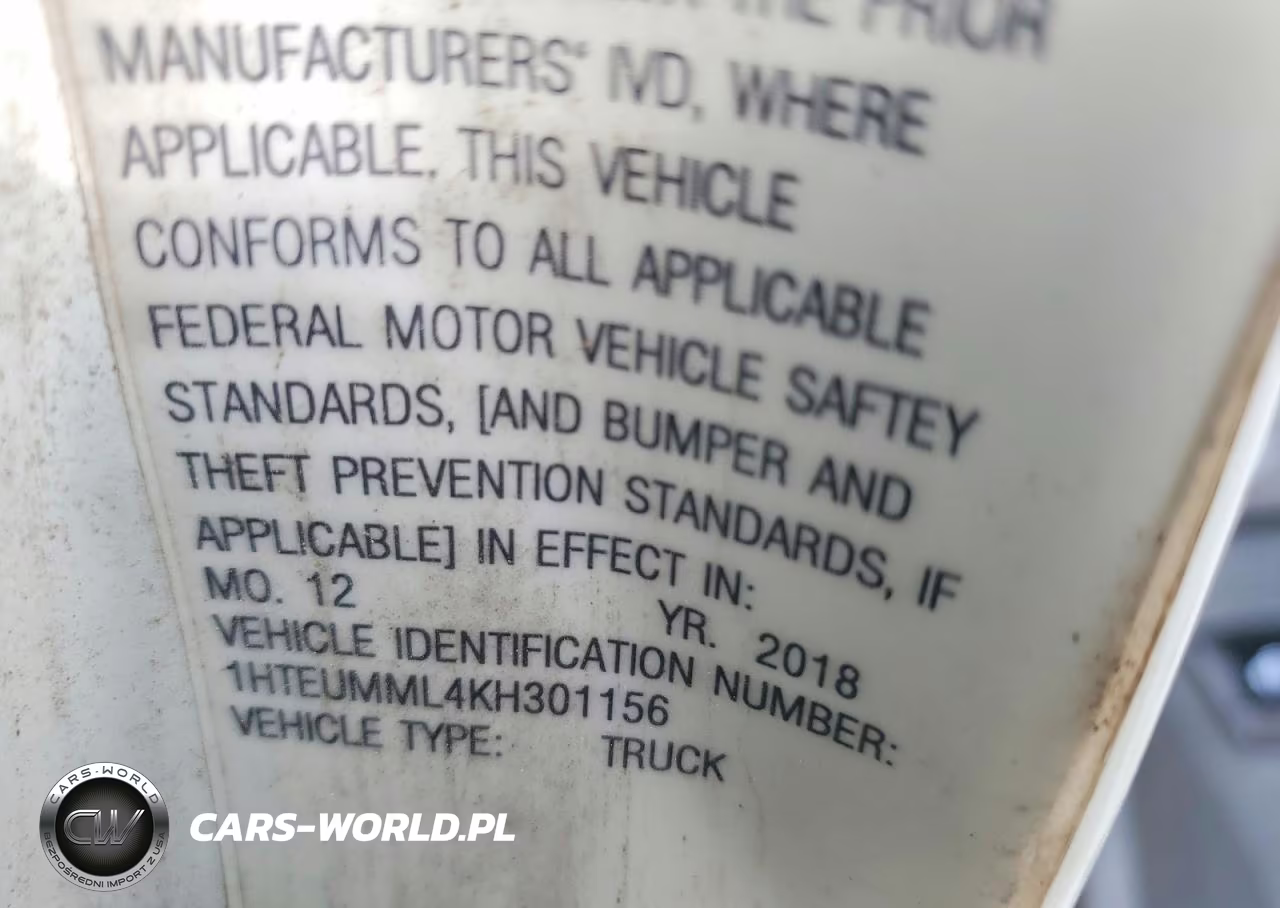 2019 International Mv607 VIN:1HTEUMML4KH301156 - 11
