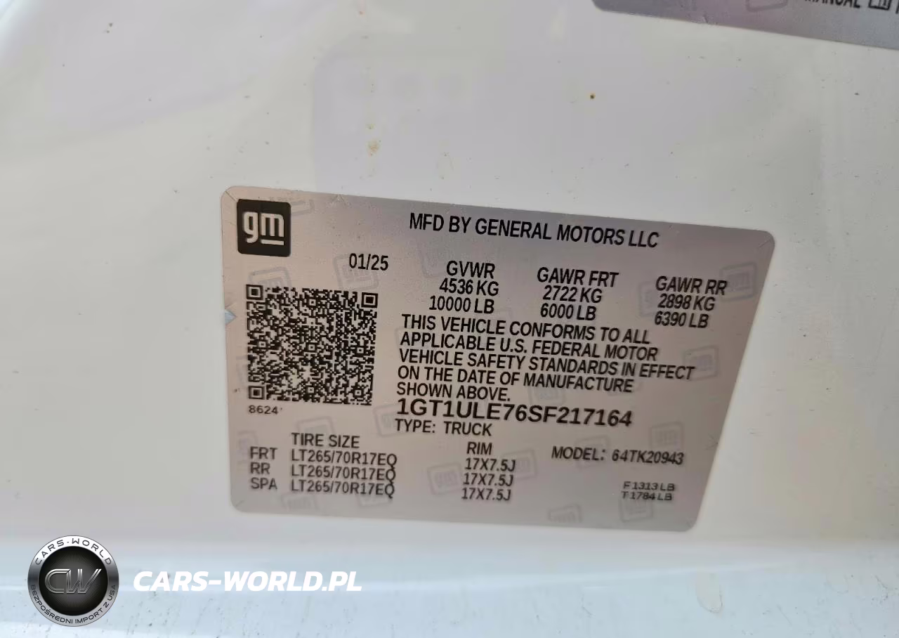 2025 GMC Sierra K2500 Heavy Duty VIN:1GT1ULE76SF217164 - 12