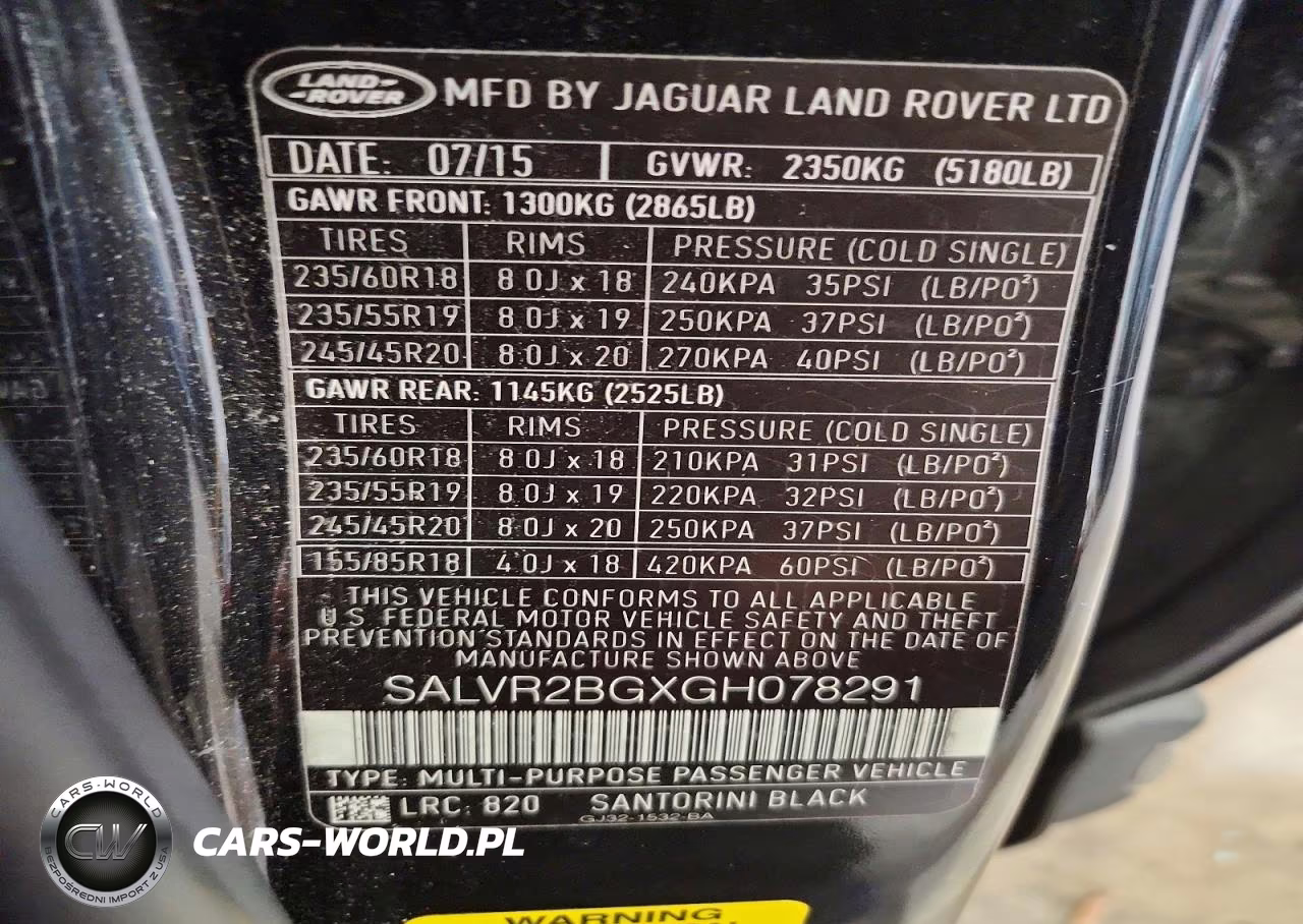 2016 Land Rover Range Rover Evoque Hse VIN:SALVR2BGXGH078291 - 13