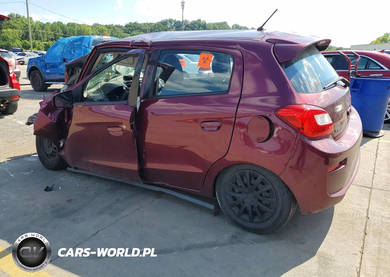 2017 Mitsubishi Mirage Es VIN:ML32A3HJ3HH013698 - 2