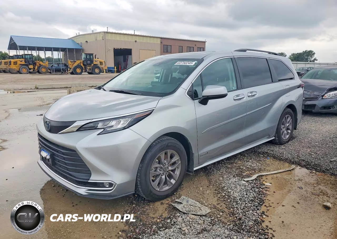 2021 Toyota Sienna Xle VIN:5TDJSKFC5MS007847 - 1