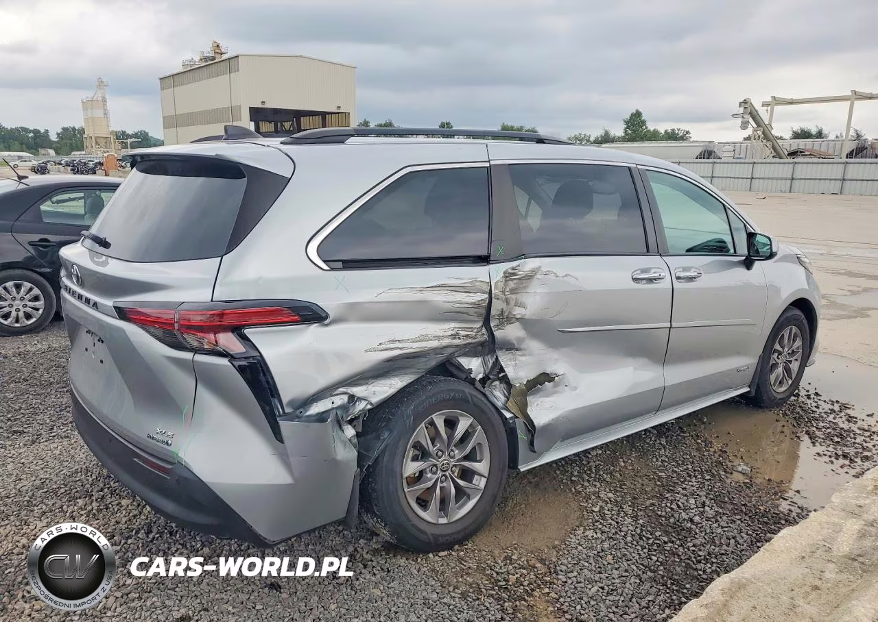 2021 Toyota Sienna Xle VIN:5TDJSKFC5MS007847 - 3