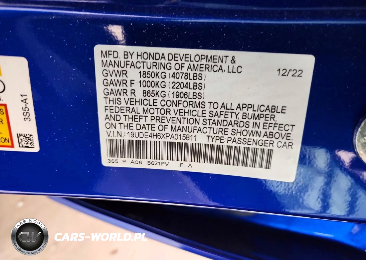 2023 Acura Integra A-Spec Tech VIN:19UDE4H6XPA015811 - 12