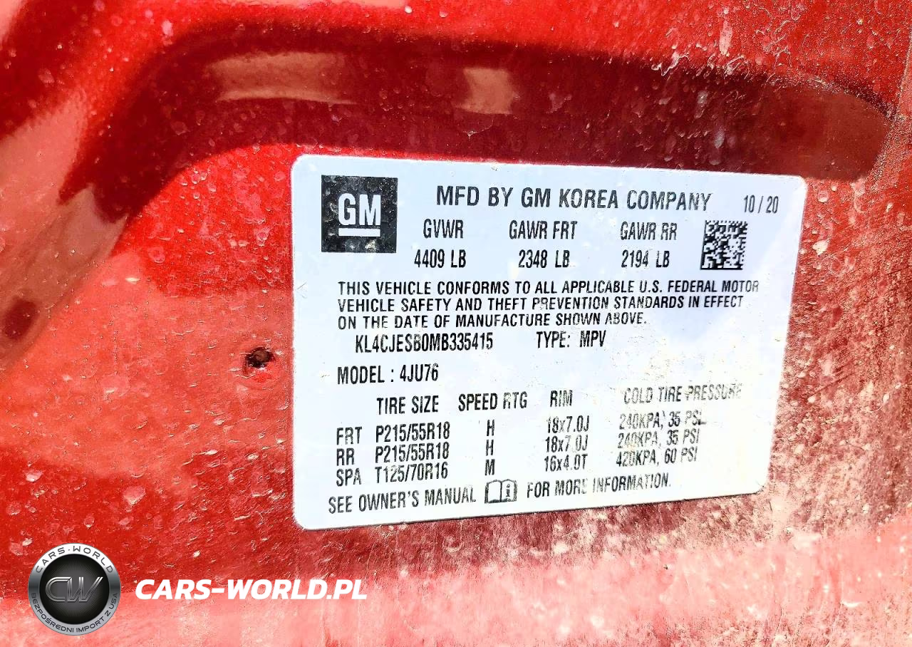2021 Buick Encore Preferred VIN:KL4CJESB0MB335415 - 13
