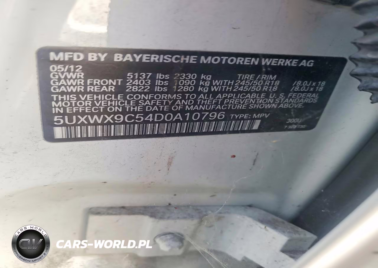 2013 BMW X3 xDrive28I VIN:5UXWX9C54D0A10796 - 13