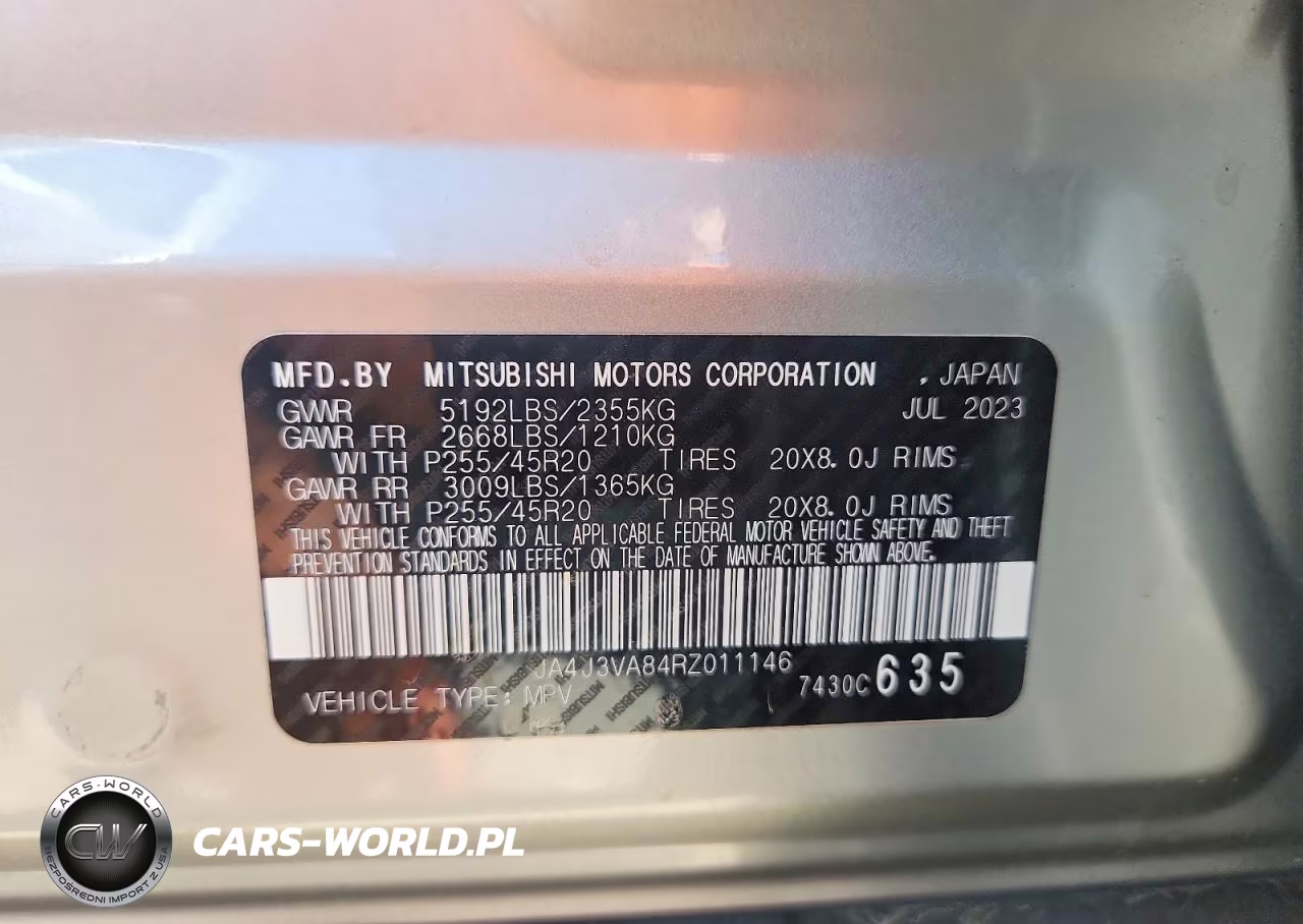 2024 Mitsubishi Outlander Se VIN:JA4J3VA84RZ011146 - 13