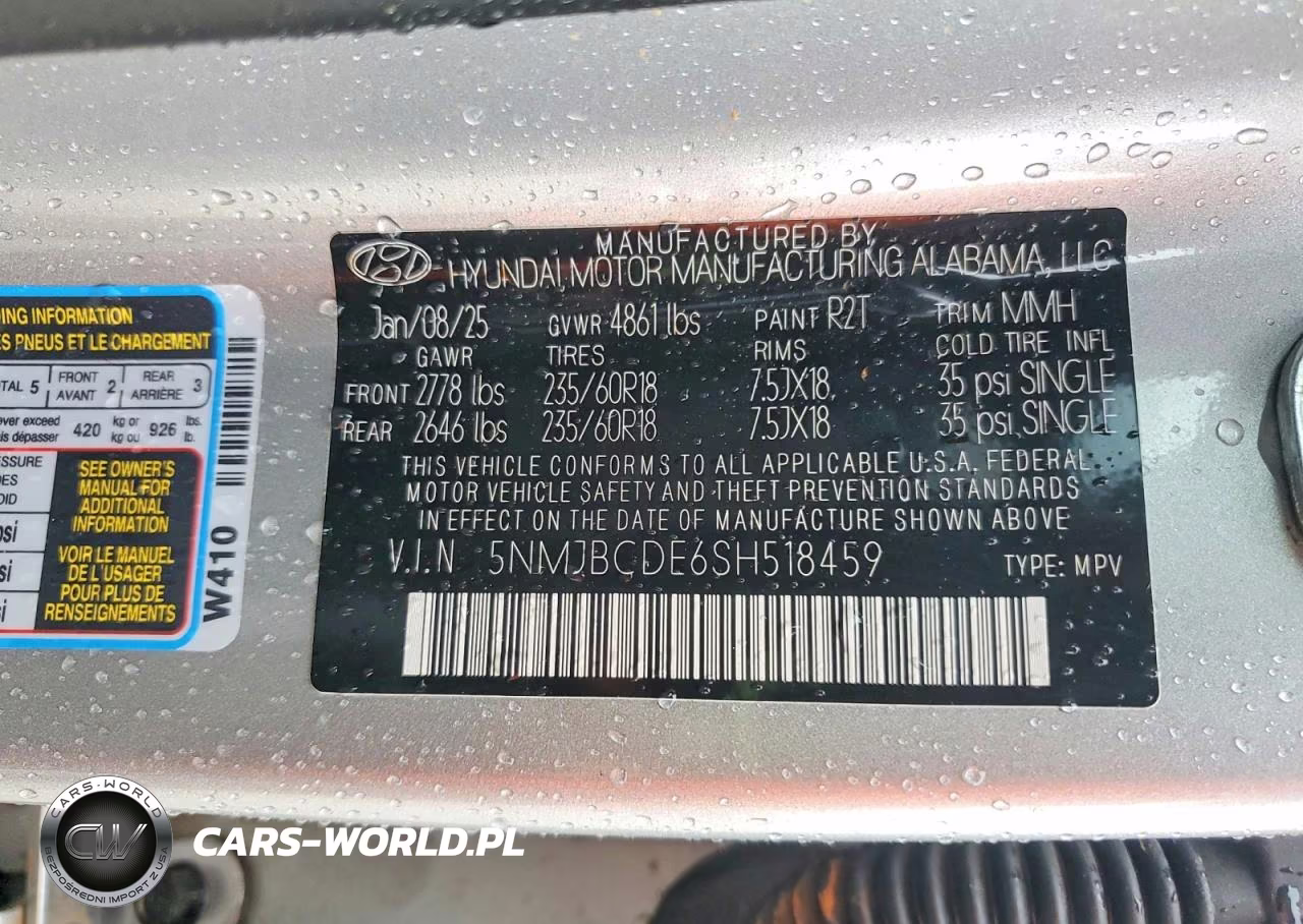 2025 Hyundai Tucson Sel VIN:5NMJBCDE6SH518459 - 13